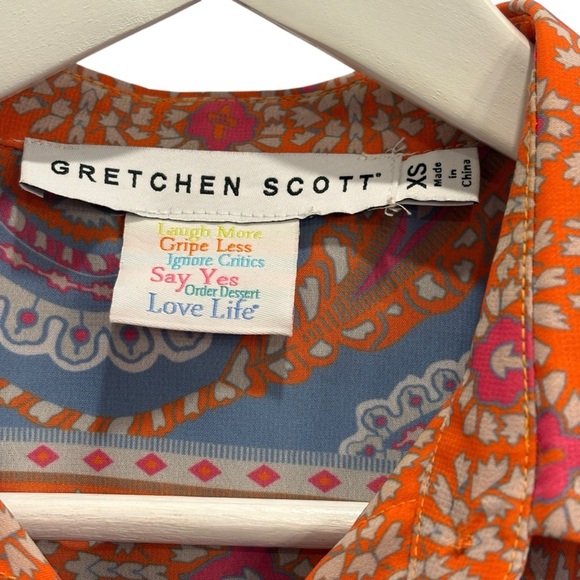 Gretchen Scott Womens Panache Maxi Dress Paisley Park Size XS - Picture 16 of 16